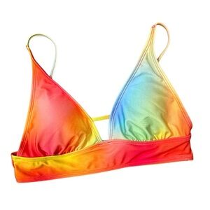 Salt + Cove Juniors' Printed Front-Tab Bikini Top